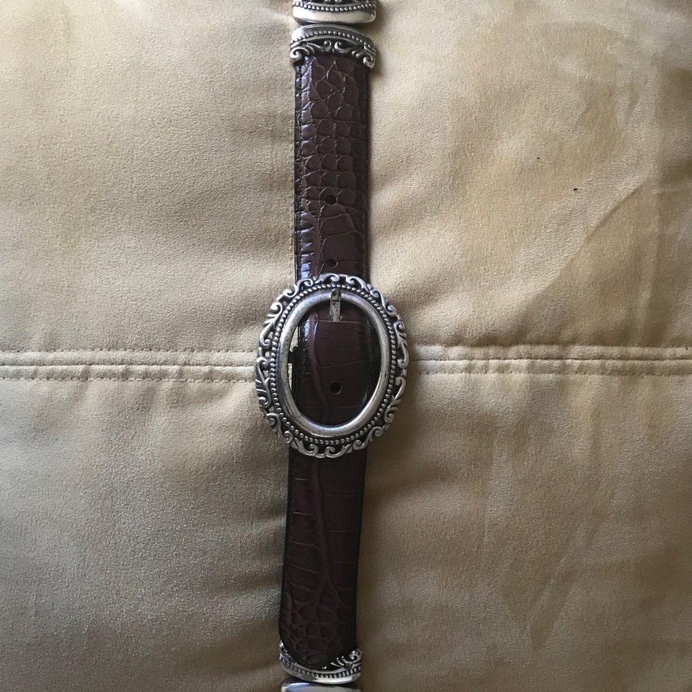 Brighton brown/black reversible belt